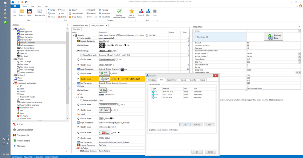 Step 01: Record your scenario